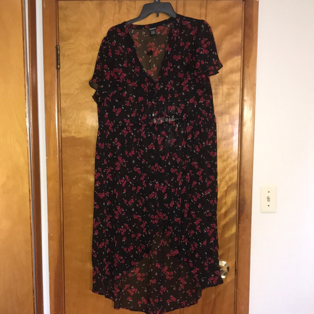 Sheer Hi-lo tunic